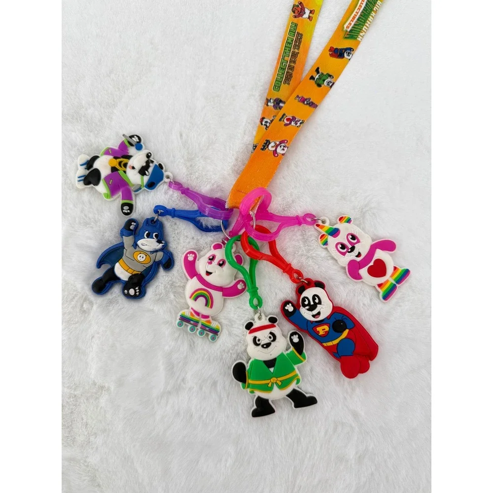 Big‎ Kahuna Fundraising Panda Lanyard Kids OS Multicolor Collectible Charms